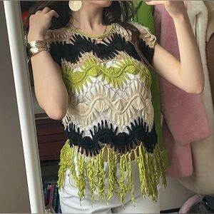 Y2K Crochet Top